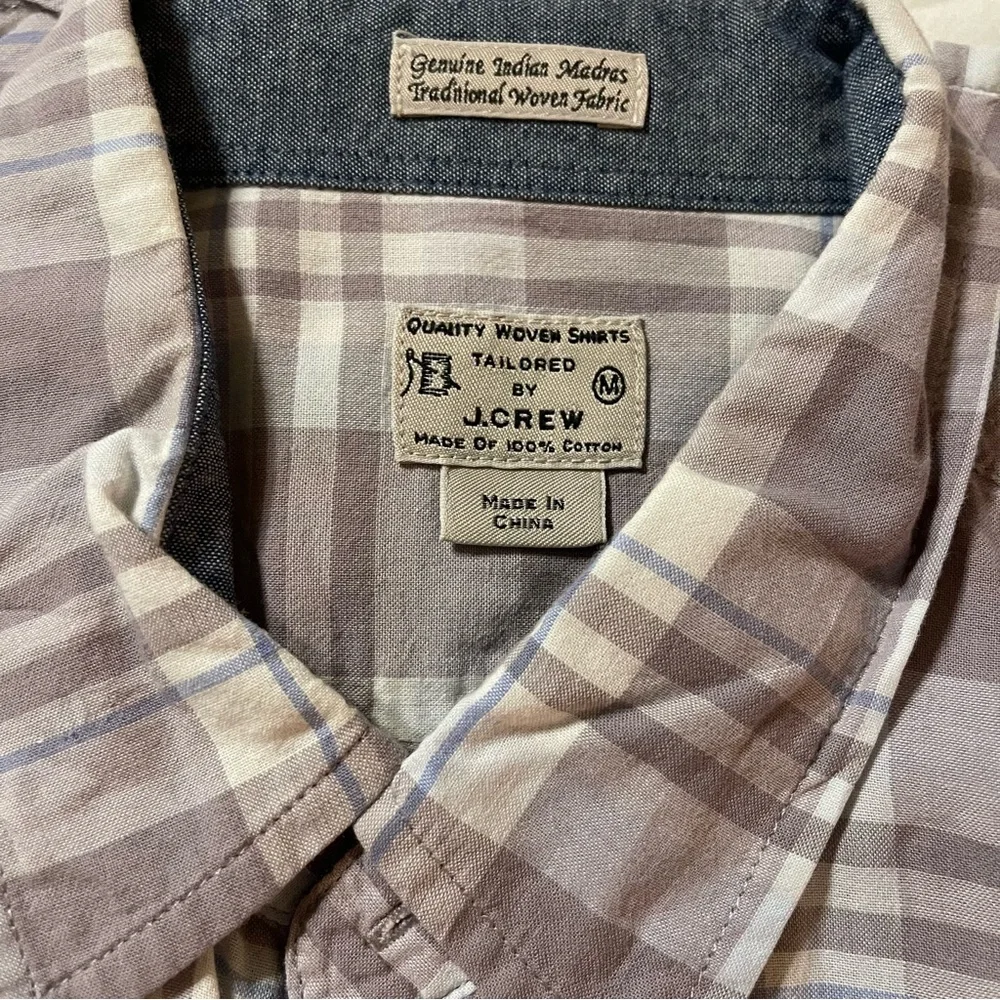 J.Crew Plaid‎ 100% Cotton shirt